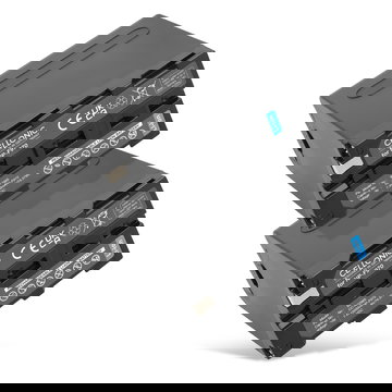 2x Batterie pour Sony HXR NX 100, NEX FS700R, FS700RH, HVR-Z1, HVR-V1 10050mAh USB-Out 2.4A de CELLONIC