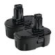 2x Accu DC9096, DE9039, DE9095, DE9096, DE9098, DE9503 3000mAh