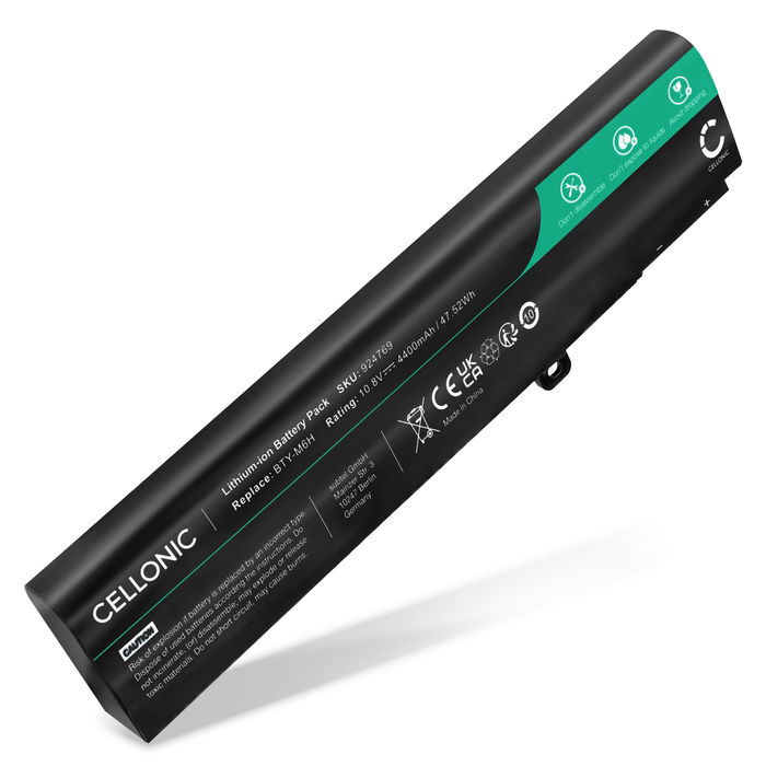 MSI GE72 6QD Battery 4400mAh from subtel