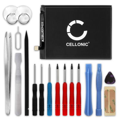 CELLONIC Phone Battery Replacement for Huawei Honor 6A, 6C / Nova / Y5 (2018) / Y5 (2019) / Y6 (2019) / Y6 Pro (2017) + 17-Tool Phone Repair Kit - HB405979ECW 2900mAh