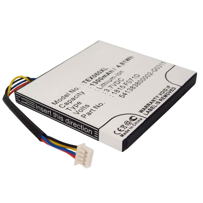 Texas Instruments 3.7L1060SP Batterie 1300mAh de subtel
