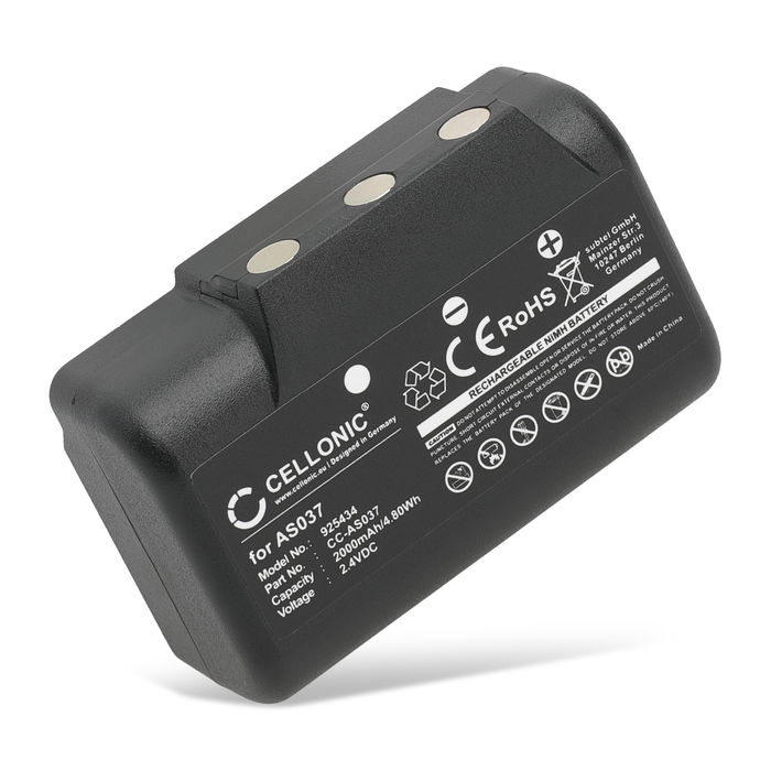 1x Accu voor IMET BE5000, I060-AS037, M550S Wave L, Wave S AS037 (2000mAh, 2.4V) van CELLONIC