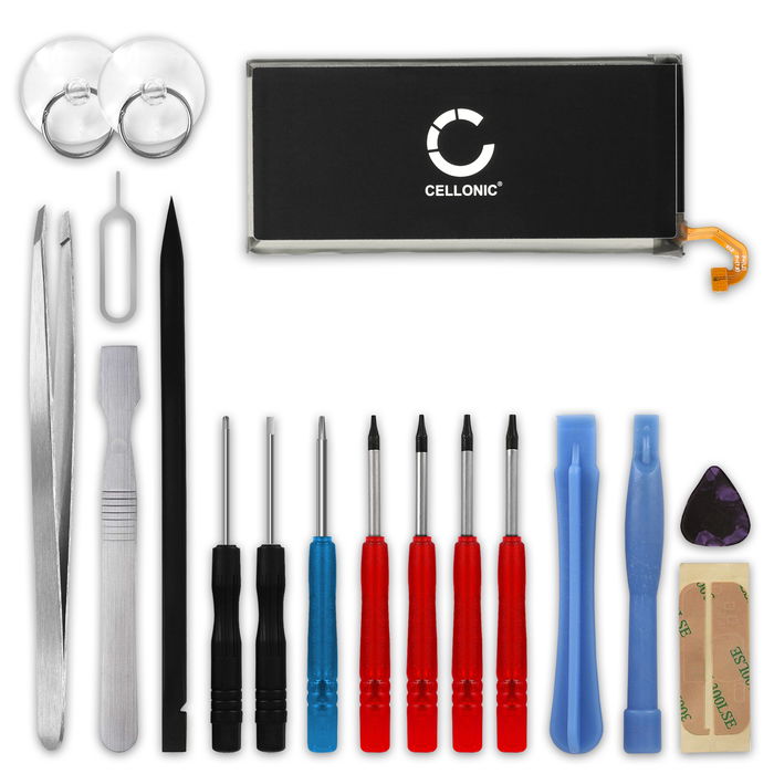 Samsung Galaxy A6 2018 Batterie + kit d'outils 3000mAh de Cellonic