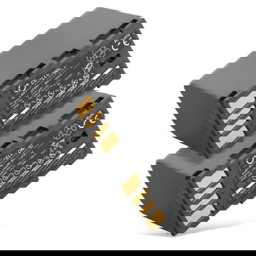 2x Batterie 2250mAh pour appareil photo JVC GS-TD1, GY-HM100, GZ-HD7 - Remplacement modèle BN-VF808 BN-VF815 BN-VF823