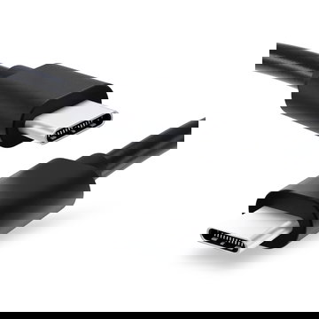 USB Kabel compatibel met Fujitsu LifeBook U727 / U747 / U757 / U937 / T937 / P727 notebook - datakabel USB Snoer PVC Datakabel zwart laptop