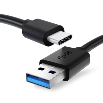 USB Kabel compatibel met Motorola Edge, Edge Plus, G7, G7 Plus, G7 Play, Moto G6, G7, G8, G8 Power, G9 Plus - 1m Oplaadkabel Datakabel 3A PVC smartphone zwart