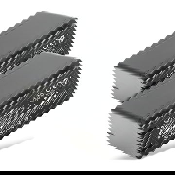 2x Batterie 3400mAh pour appareil photo Panasonic HDC-SD40, SDR-S50, HC-V10 - Remplacement modèle VW-VBK180 VW-VBK360 VW-VBL090