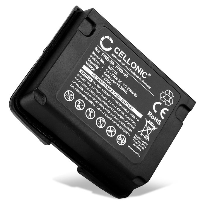 Yaesu VX-7R Accu Batterij 1400mAh van CELLONIC