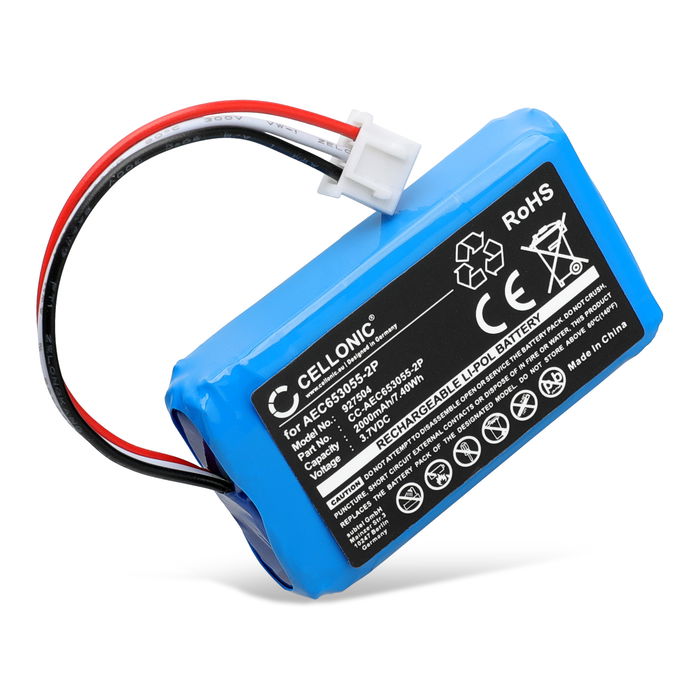 JBL Flip 2 (2013) Accu Batterij 2000mAh van subtel