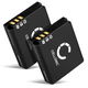 2x 1100mAh 3.7V