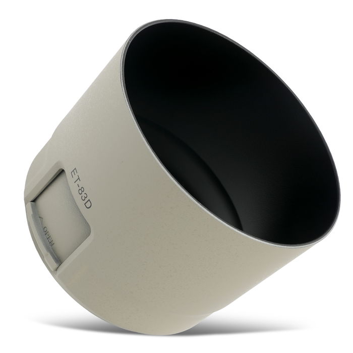 ET-83D Camera Telephoto Lens Hood for Canon EF 100-400 mm 1:4.5-5.6L IS II USM - Plastic Bayonet Cylindrical / Round Lens Shade from CELLONIC