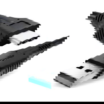 Datakabel (LANGE CONNECTOR) voor Ulefone Armor 10 5G, 9, 9E, 8, 7, 7E, 6, 6E, 6S, 3, 3W, 2, X8 - 1m, 3A USB kabel oplader, zwart