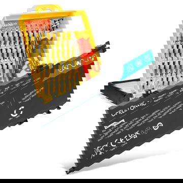 Batterie de rechange pour ordinateurs portables HP Omen 15-ax200, ax201, ax202, ax203, ax204, ax205, Pavilion 15-bc200, TE04XL - 2800mAh 15.4V + kit d'outils