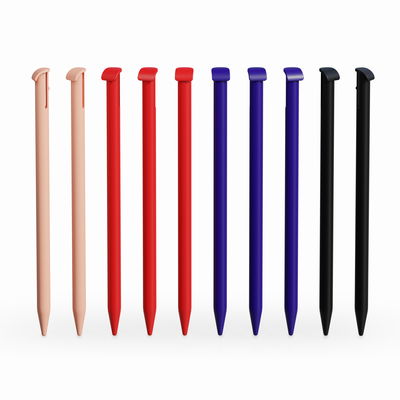 Pack de 10x stylets de couleur compatibles avec Nintendo New 3DS - stylet écran tactile haute précision pour jouer à vos jeux vidéo sans rayer l'écran