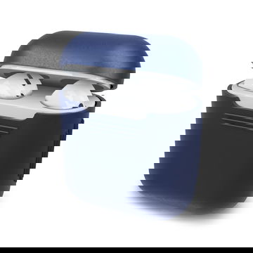 subtel Case Cover for Apple AirPods AirPods 2 Cases - Protective Plastic Soft Shell Charging Case Skin Portable & Shockproof Slim Anti-Slip - Blue