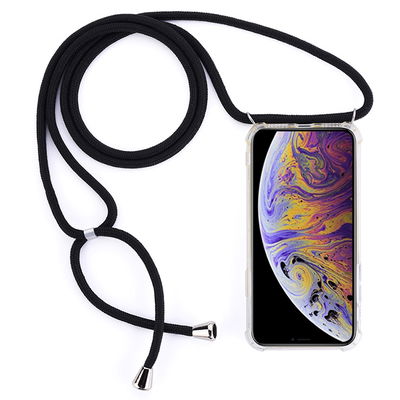 Collier pour iPhone Apple 11 Pro Max - Silicone, Transparent Etui,Housse, Coque, Pochette