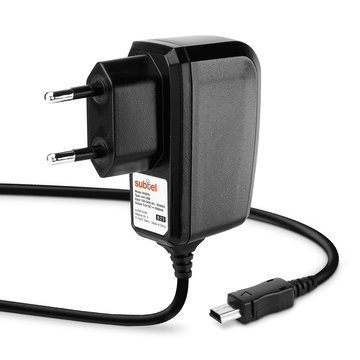 subtel Mini USB SatNav Charger for Aonerex GPS Navigation 7" (GPS-7077) / GPS Navigation 9" (2019) Sat Nav GPS Navi Charging Cable and Plug UK Adapter 1,2m Lead