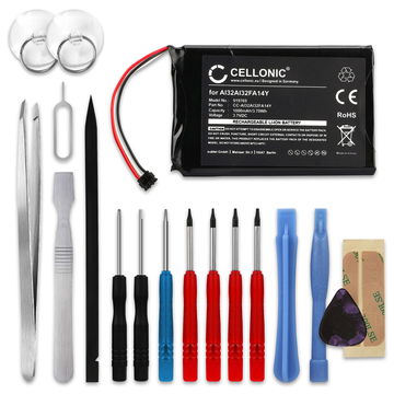 Batterie AI32AI32FA14Y 1000mAh pour Garmin üvi 2597, Nüvi 2599 - + kit d'outils