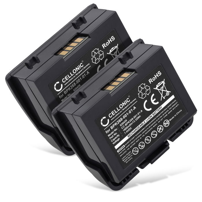 2x Verifone VX680 Batterie 1800mAh de CELLONIC