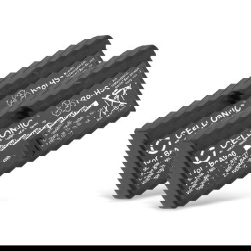 2x Batterie BA90, BA 90, E 180 60mAh pour casque audio Sennheiser Audioport A1, HDE, HDI, RI, E90 Set90, E180 Set180