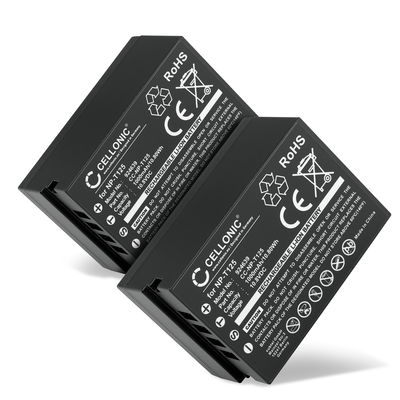 2x NP-T125 accu voor FujiFilm GFX 50s GFX Medium Format - 1000mAh vervangende accu voor camera