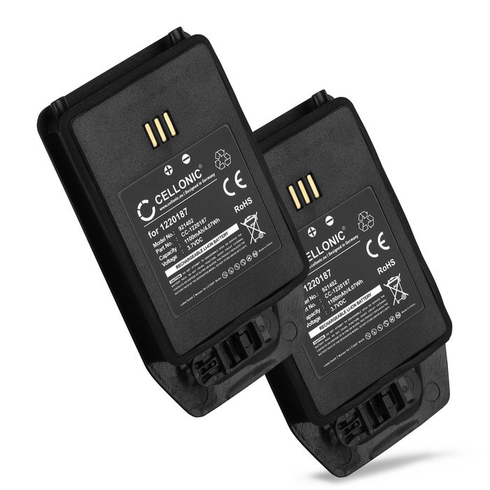2x Ascom D81 Batterie 1100mAh de CELLONIC