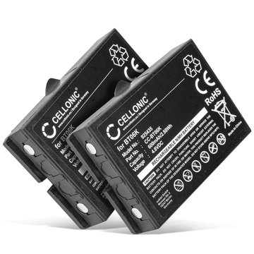 2x BT06K Battery for Ikusi TM70, Ikusi T70-1, Ikusi T70-2, Ikusi T71 600mAh Battery Replacement BT06K Remote Control Transmitter