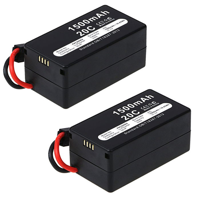 2x Parrot AR.Drone 2.0 Batterie 1500mAh de subtel