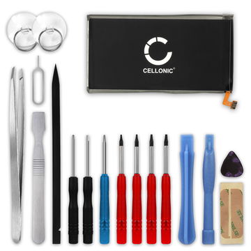 Pack batterie 3300mAh et outils pour téléphone portable Samsung Galaxy S10 (SM-G973) - kit pour remplacement facile d'une batterie EB-BG973ABU de smartphone GSM