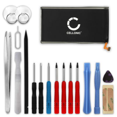 Pack batterie 3300mAh et outils pour téléphone portable Samsung Galaxy S10 (SM-G973) - kit pour remplacement facile d'une batterie EB-BG973ABU de smartphone GSM