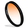 Kleurverloopfilter Gradient filter Oranje voor Panasonic Lumix Ø 37mm