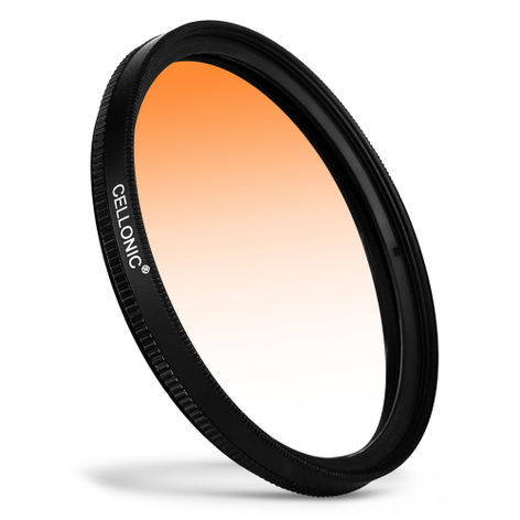 Gegradueerd Oranje Kleurfilter Ø 37mm – Landschapsfilter van CELLONIC