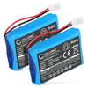 2x Batterij 1000mAh