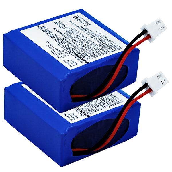 2x Safescan 155-S Accu Batterij 700mAh van subtel