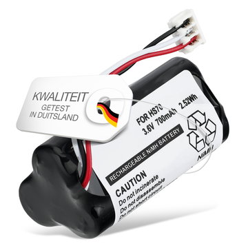 Batterij voor Wella Xpert HS70 / Tondeo Eco-XP (Standard Version) - 1520902, HR-AAAU (700mAh) vervangende accu