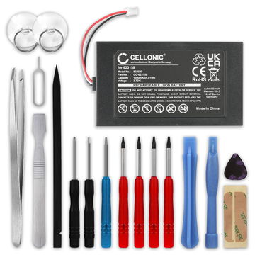 Pack Batterie et outils de précision pour télécommande Logitech Harmony Elite, 950 - 533-000128, 623158 1300mAh