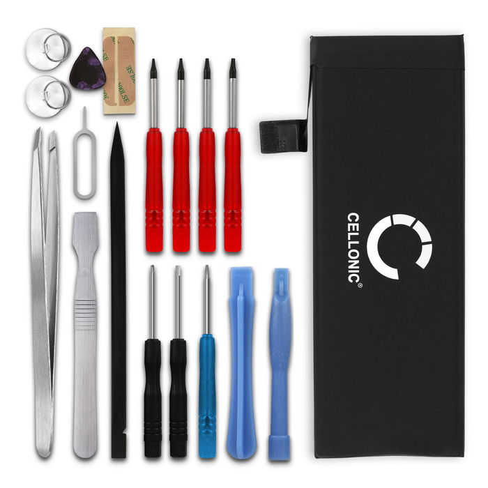 Apple iPhone SE Accu Batterij + Gereedschapsset 17dlg 1620mAh van CELLONIC