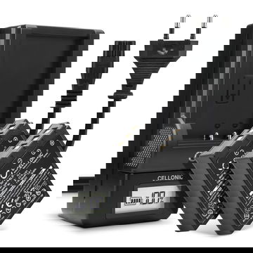 2x Accu voor Olympus E-420 E-450 E-410 E-400 E-420 E-620 E-600 Pen E-P3 E-PL1 E-P1 E-P2 camera - BLS-1 900mAh + Oplader BLS-1 Vervangende batterij fototoeste, oplader, oplaadkabel