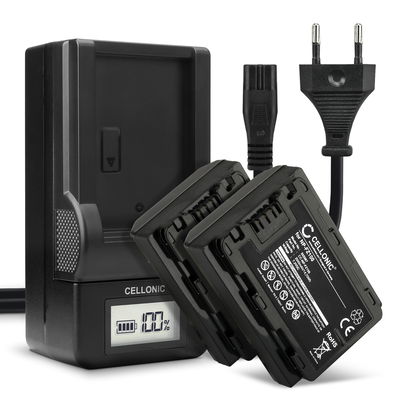 2x Accu voor Sony A7 IV, Alpha 7C, A6600, 7S III, Alpha 1, Sony A9, A7R III, Alpha 7R V camera - NP-FZ100 2040mAh + Oplader BC-QZ1 Vervangende batterij fototoeste, oplader, oplaadkabel