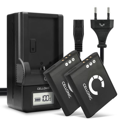 2x Accu voor Ricoh GR Digital III, CX3 CX4 CX5 CX6 GR, HZ15 PX Theta V, DB-100, 37838 camera - 37838 D-LI92 DB-100 LB-050 730mAh + Oplader Vervangende batterij fototoeste, oplader, oplaadkabel