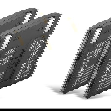 2x Batterie 800mAh pour appareil photo Samsung SC-D263, SC-D351, SC-D352 - Remplacement modèle SB-LSM80 SB-LSM320