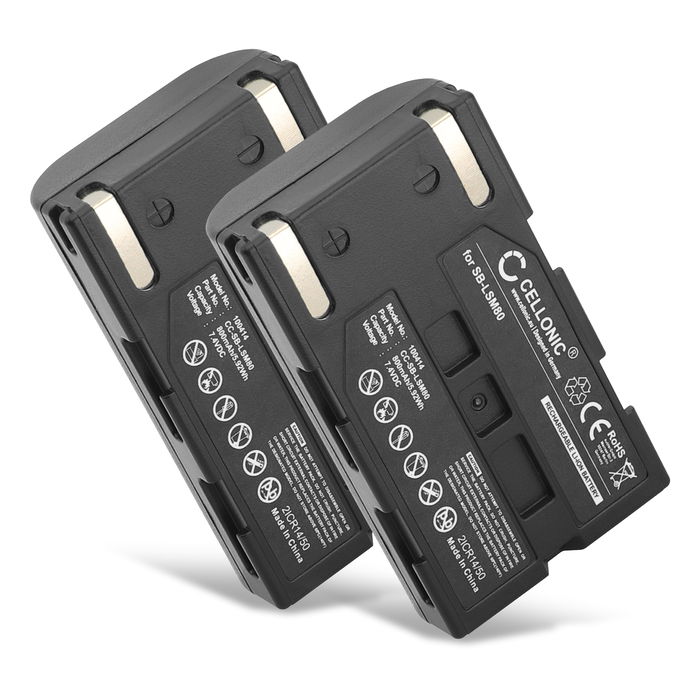 2x Samsung VP-D353 Batterie 800mAh de CELLONIC