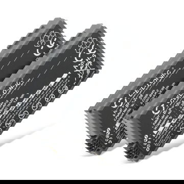 2x Battery for Canon DC100 DC20 DC10 DC40 DC95 DC19 DC201 MVX4i MVX460 DC21 DC220 MVX450 HR10 BP-208 BP-208DG (700mAh, 7.4V) from CELLONIC