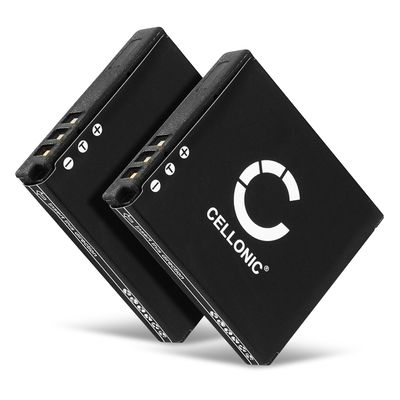 2x Batterie 1050mAh pour appareil photo Caplio, C-Lux - Remplacement modèle DB-70,BP-DC6