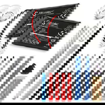 2x Batterie pour Sony PlayStation 4 Dualshock 4 Wireless Controller (Version 2) 1000mAh + kit d'outils de CELLONIC