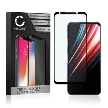 Vervangende screenprotector compatibel met Nubia Red Magic 5G smartphone (3D Case-friendly, 9H, 0,33mm, Full Glue)