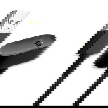 USB Kabel compatibel met FitBit Ace 2 / Inspire / Inspire HR - Oplaadkabel 1A Laad Snoer Datakabel zwart smartwatch