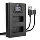 Chargeur Double + Câble USB