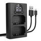 Dubbele acculader BC-QZ1 + USB Kabel