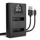 Chargeur Double + Câble USB